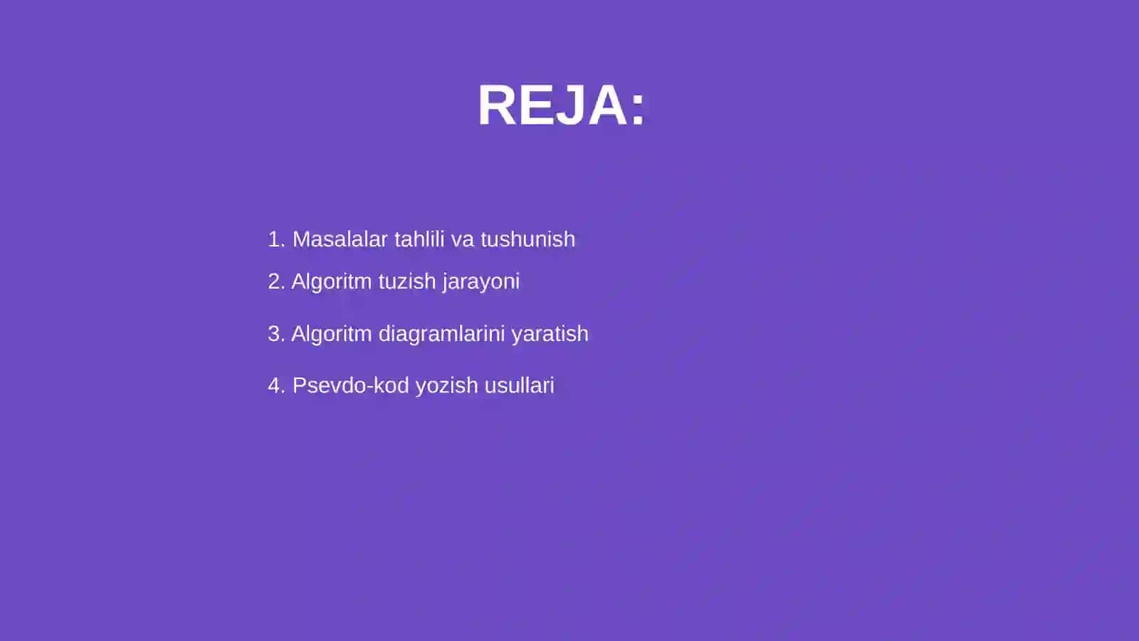 Masalalar algoritmi tuzish va C++ dasturi 2