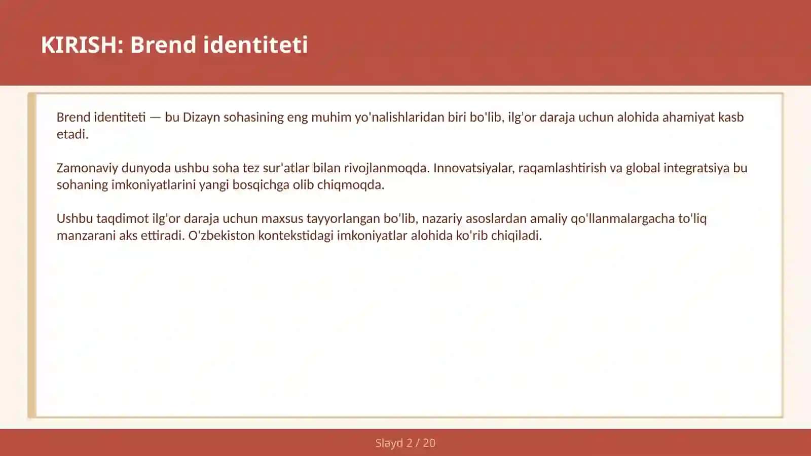 BREND IDENTITETI 2
