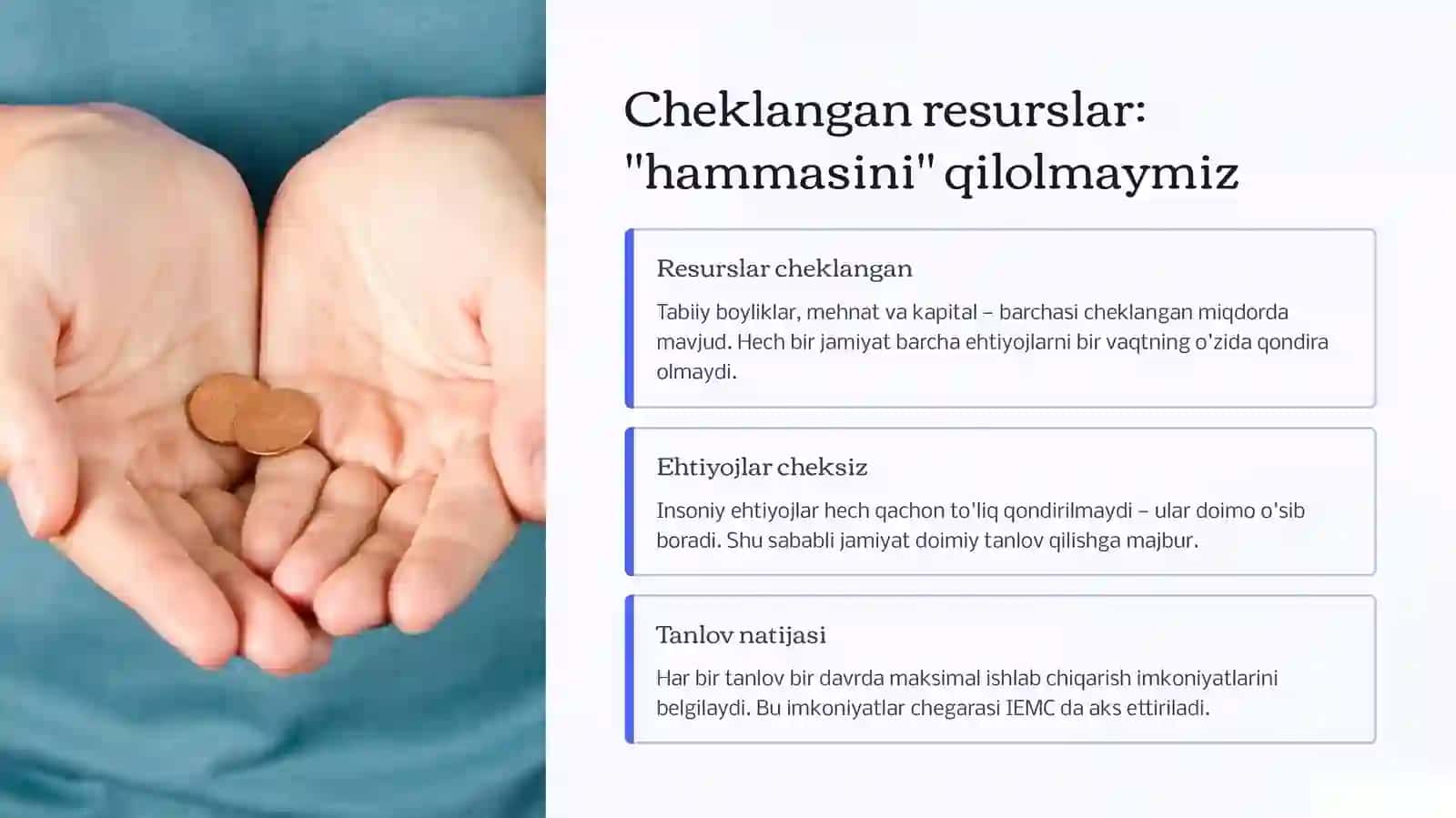 Ishlab chiqarish imkoniyatlari egri chizig'i 2