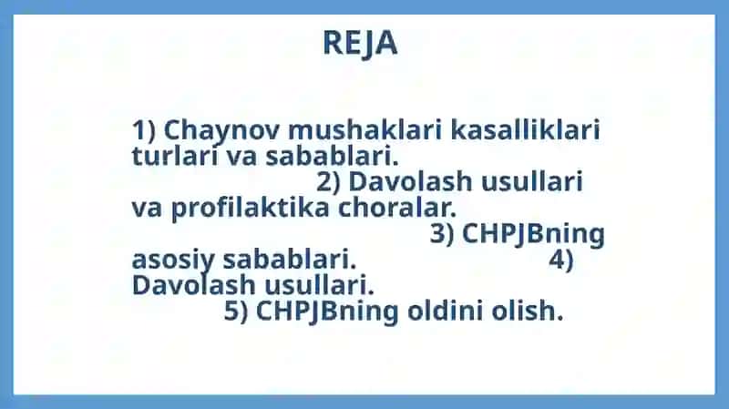 CH PJB vachaynov mushaklari kasalliklari davadlash 2