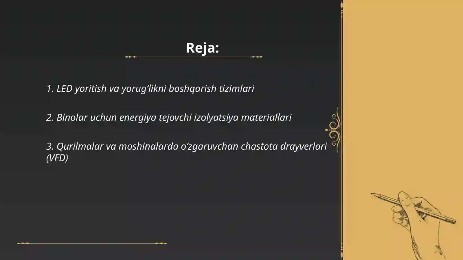 Energiya tejamkor texnologiyalar 2