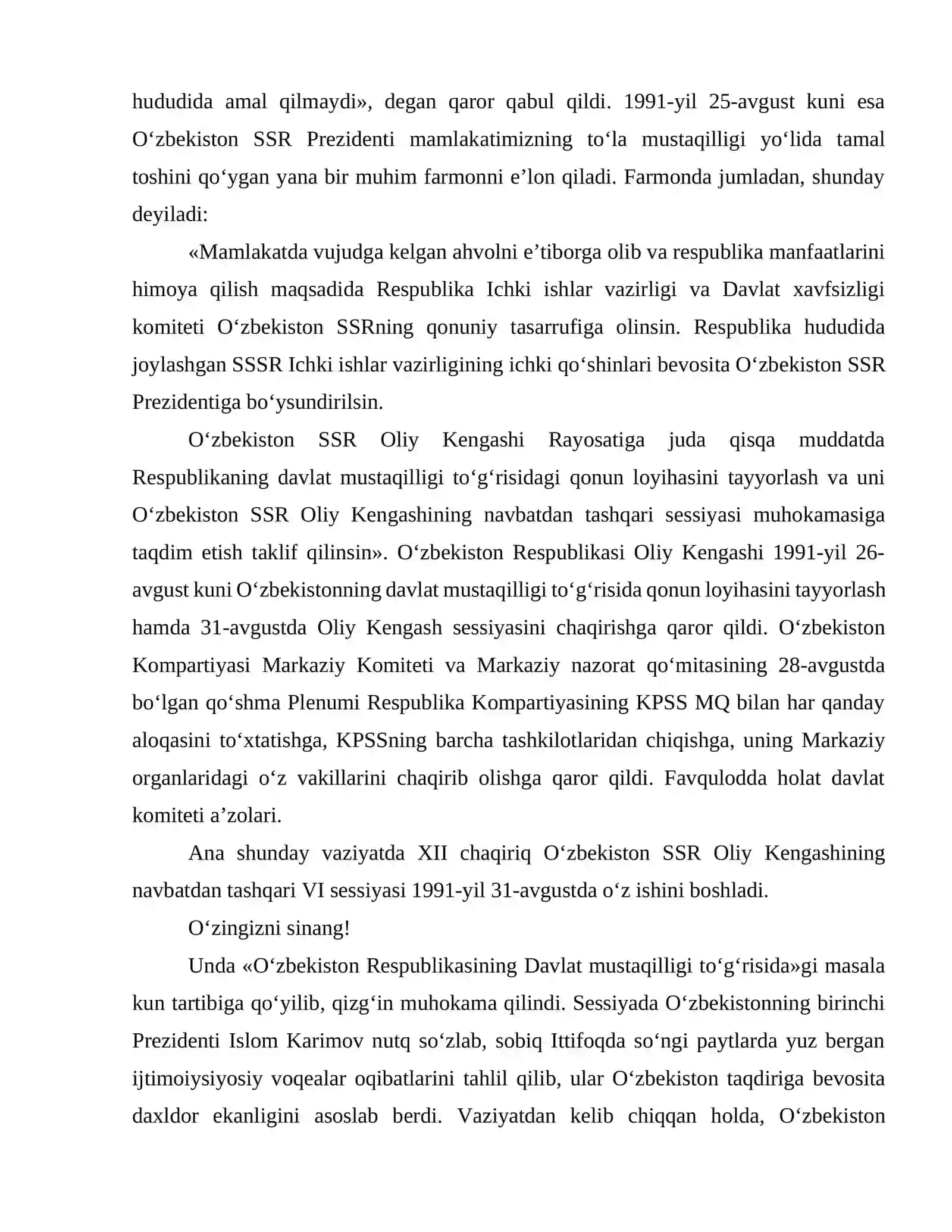 Mustaqillik Deklaratsiyasi 2