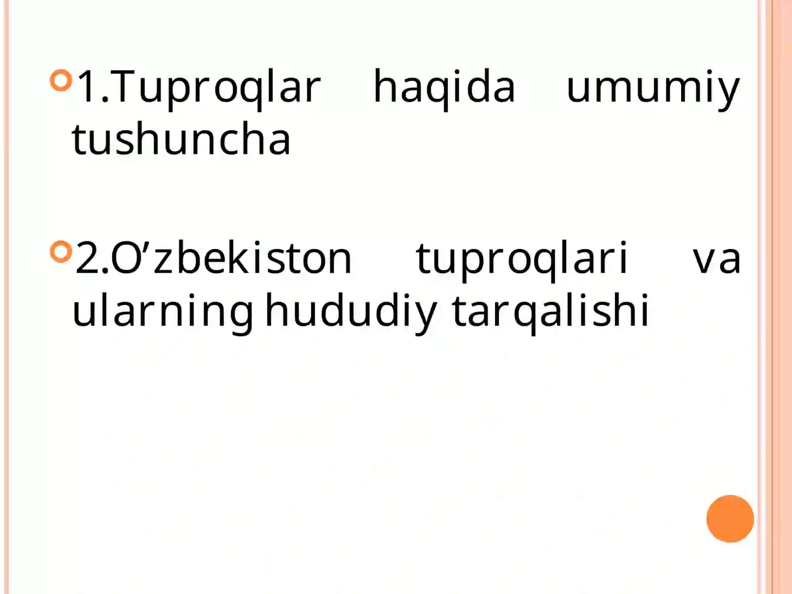 O’zbekiston Tuproqlari 2