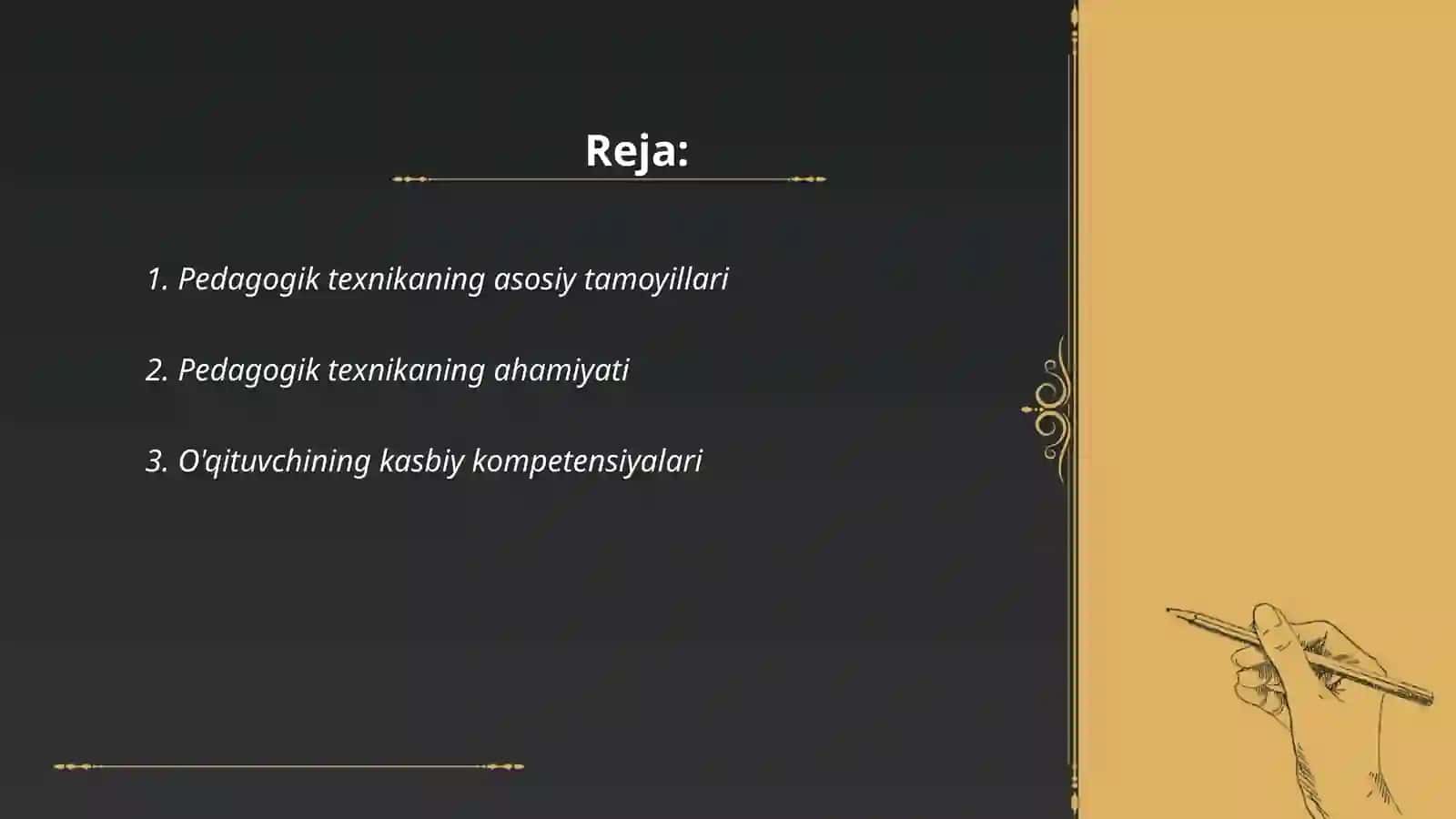 Pedagogik texnika haqida ma'lumot 2