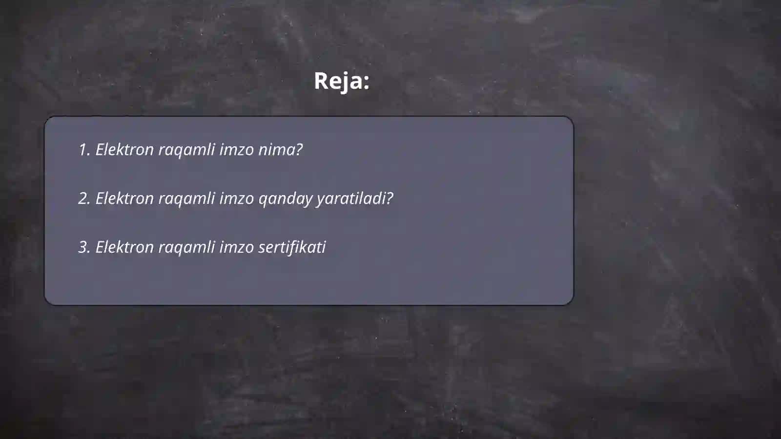 Elektron raqamli imzo va undan foydalanish 2