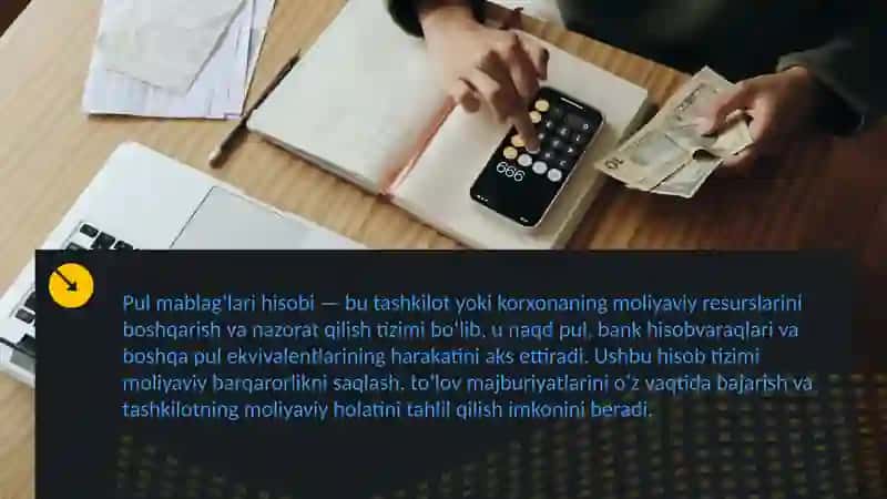 Pul mablag‘lari hisobi 2