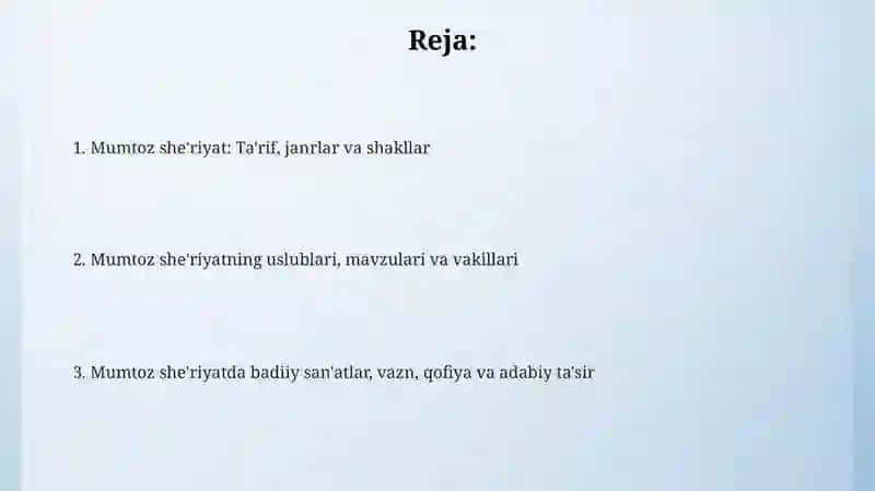 Mumtoz sheʼriy sanʼatlar haqida maʼlumot va misollar 2