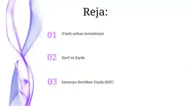 Diskontlangan Pul Oqimi Tahlili 2