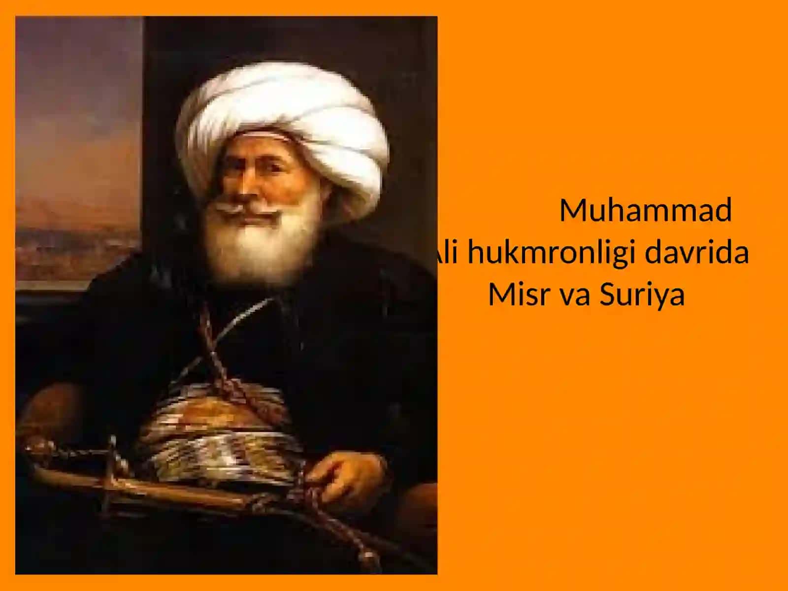 Muhammad Ali hukmronligi davrida Misr va Suriya 2