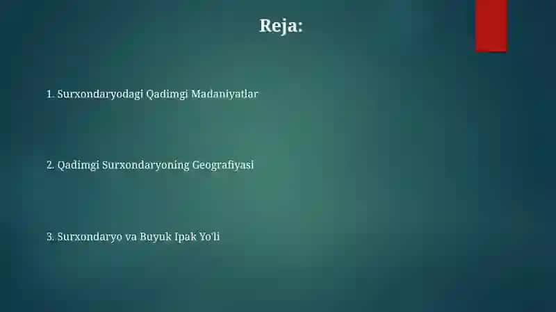 Surxondaryo qadimgi davrda 2
