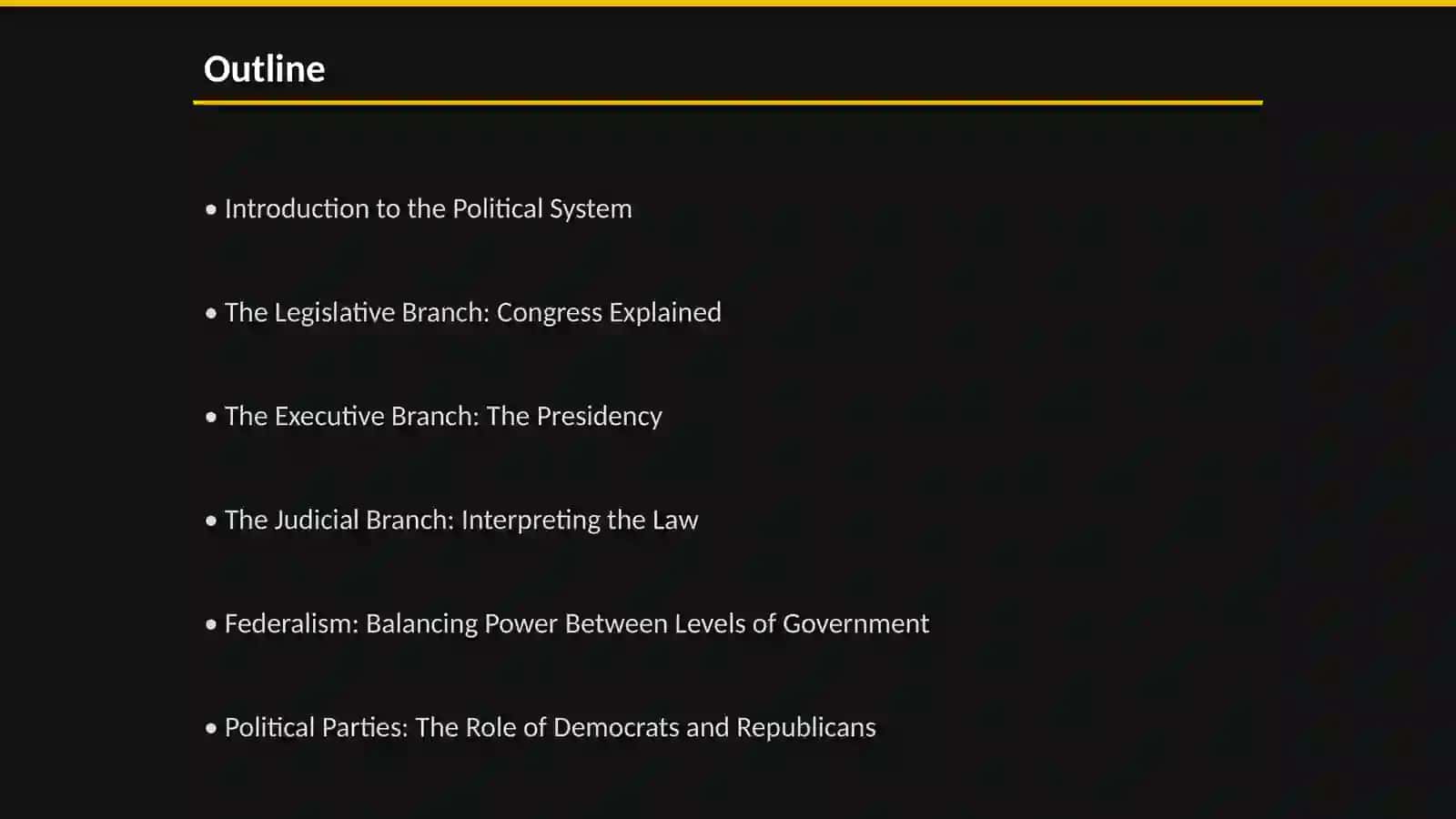 Understanding the Political System of the USA 2