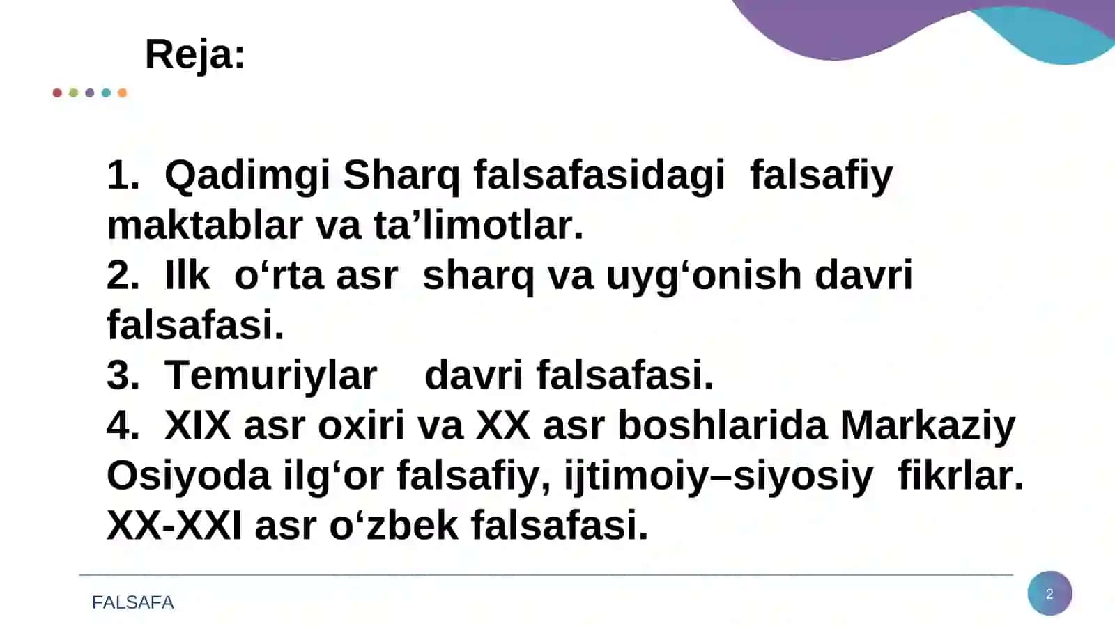 Falsafiy tafakkur taraqqiyot 2