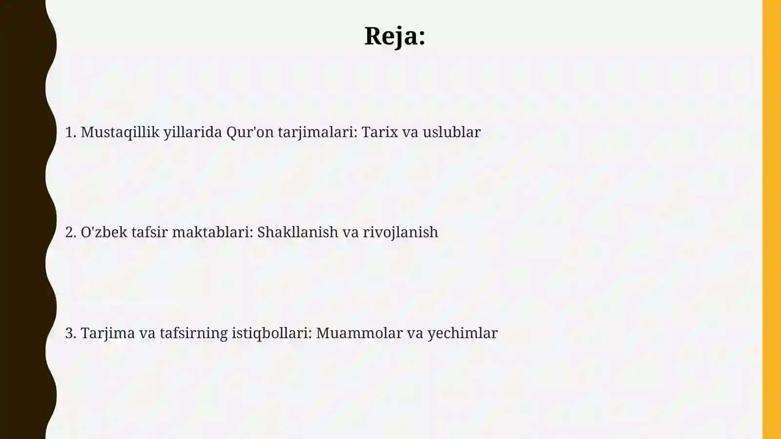 MustaqillikyillaridaQurʼonningoʻzbektiligatarjimaqilinishivatafsirlari 2