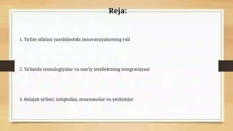 Innovatsiyalarning ta'lim sifatini oshirishga ta’siri 2
