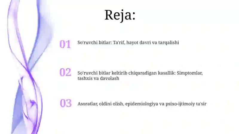 So'rg'ichlilar odam parazitlari 2