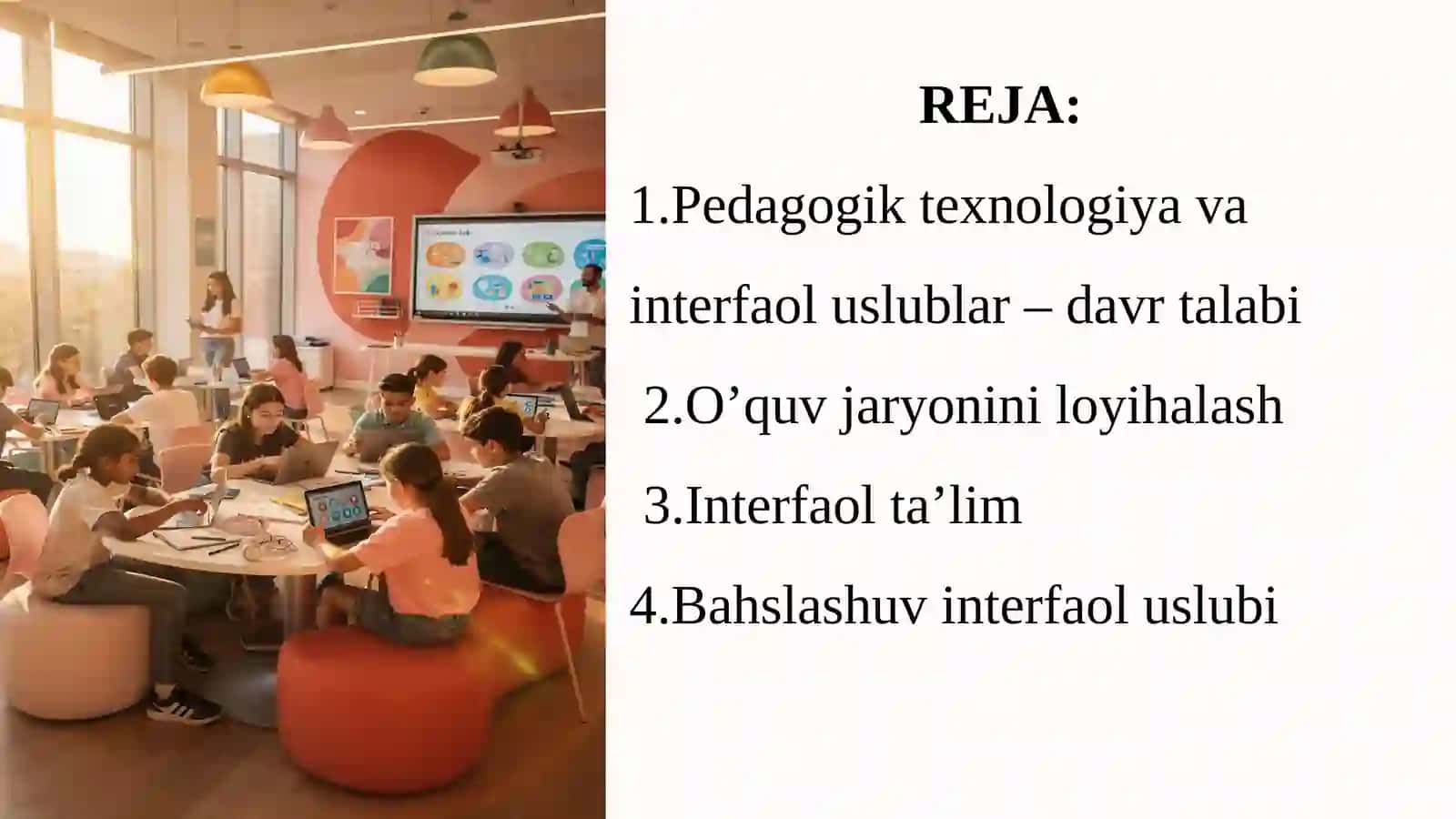 O'quvjarayonini tashkilotishda pedagogik texnologiya 2