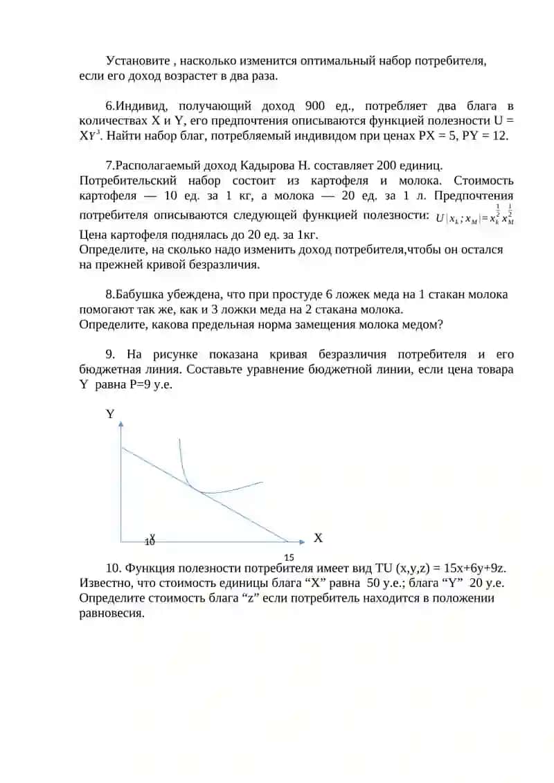 Теория потребительского выбора 2