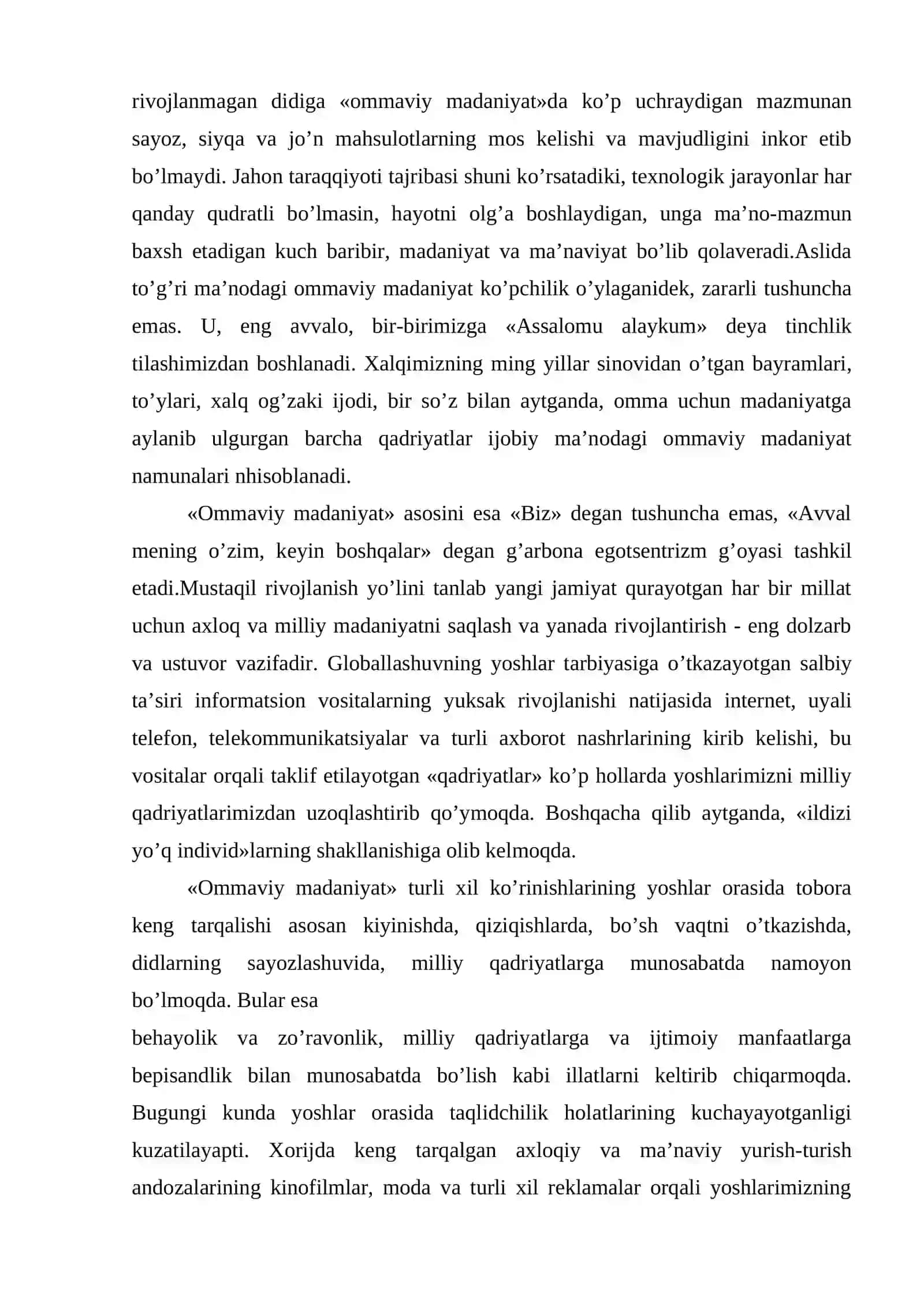 Zamonaviy axloqiy tarbiyada insonparvarlikka moyillik 2