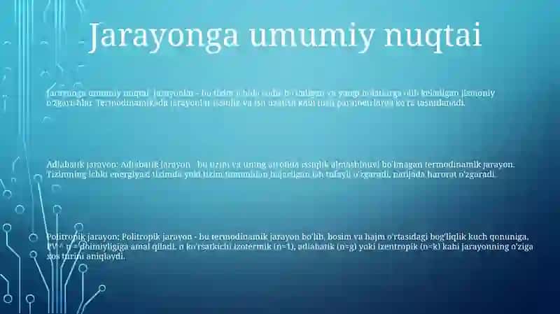 Adiabatik VaPolitropikJarayon 2
