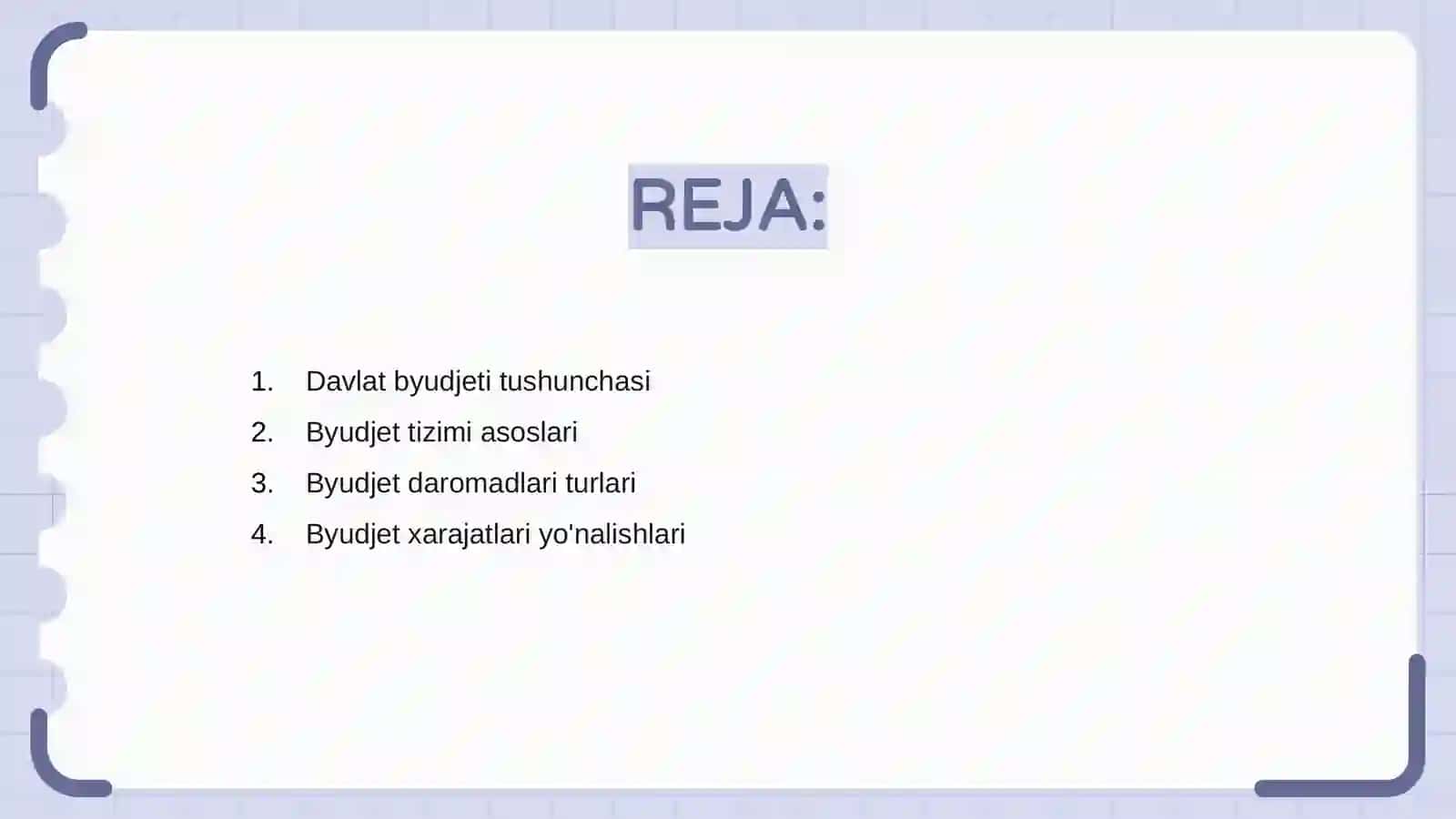 Davlat byudjeti, byujet mexanizmi 2