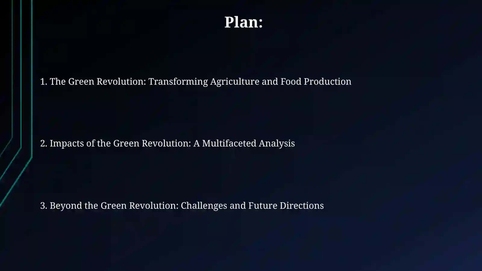 The Green Revolution: Transforming Agriculture and Food Production 2