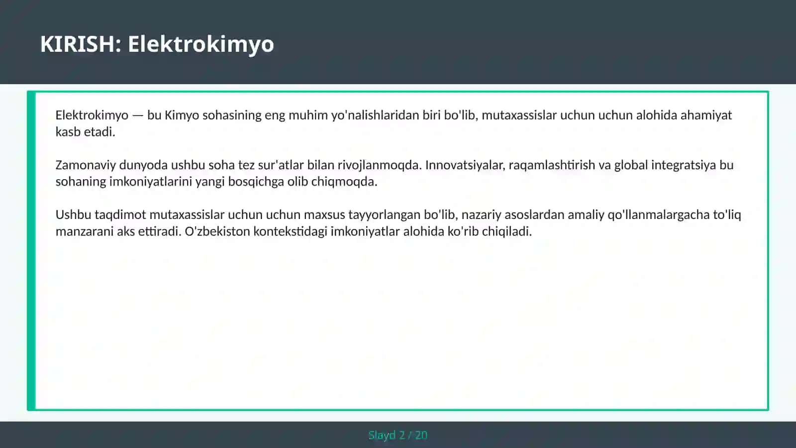 Elektrokimyo 2