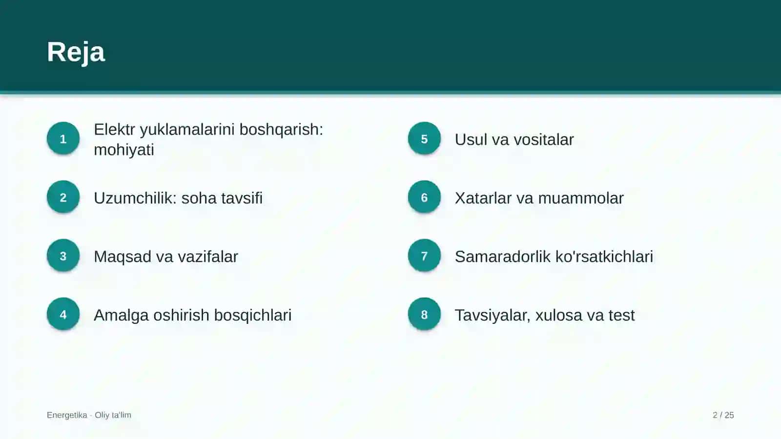 Uzumchilikda elektr yuklamalarini boshqarish 2