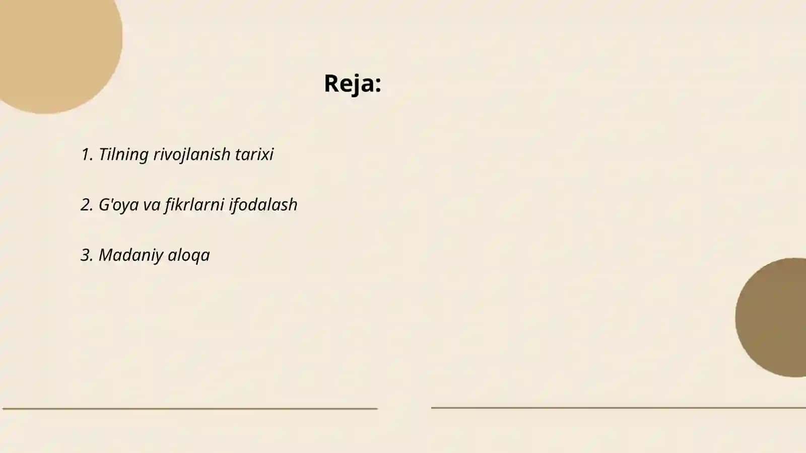 Til insoniyatning muhim aloqa- aralashivu vositasi 2