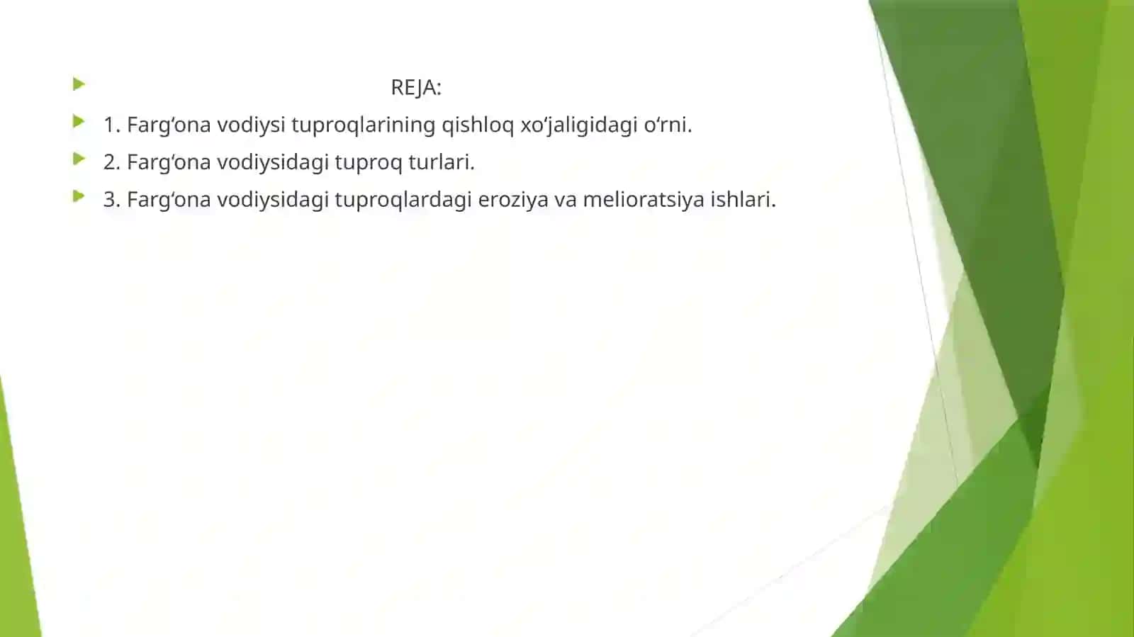 Farg‘ona Vodiysi Tuproqlari 2