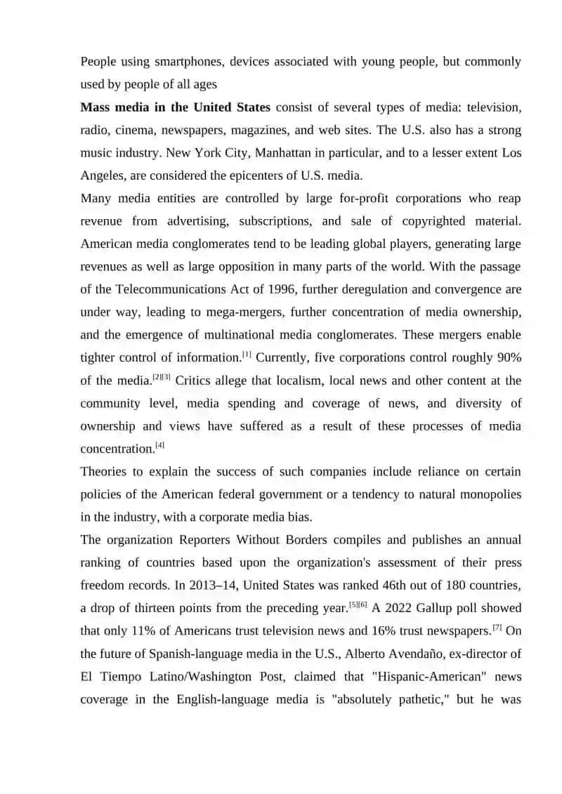 Mass media in the United States 2