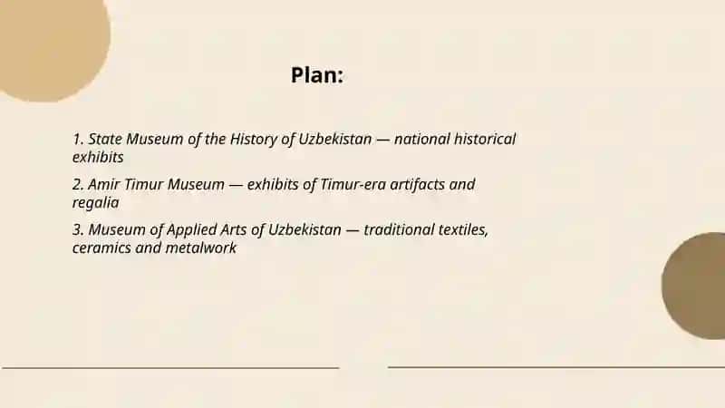 State Museum of the History of Uzbekistan 2