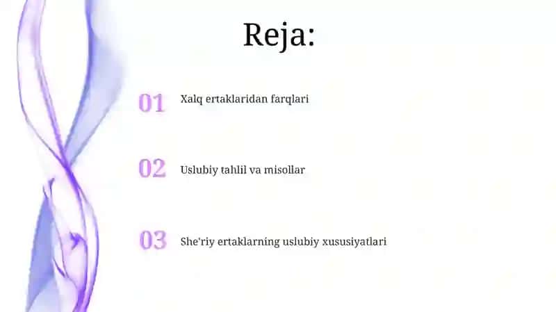 She‘riy va xalq ertaklarining badiiy vositalari 2
