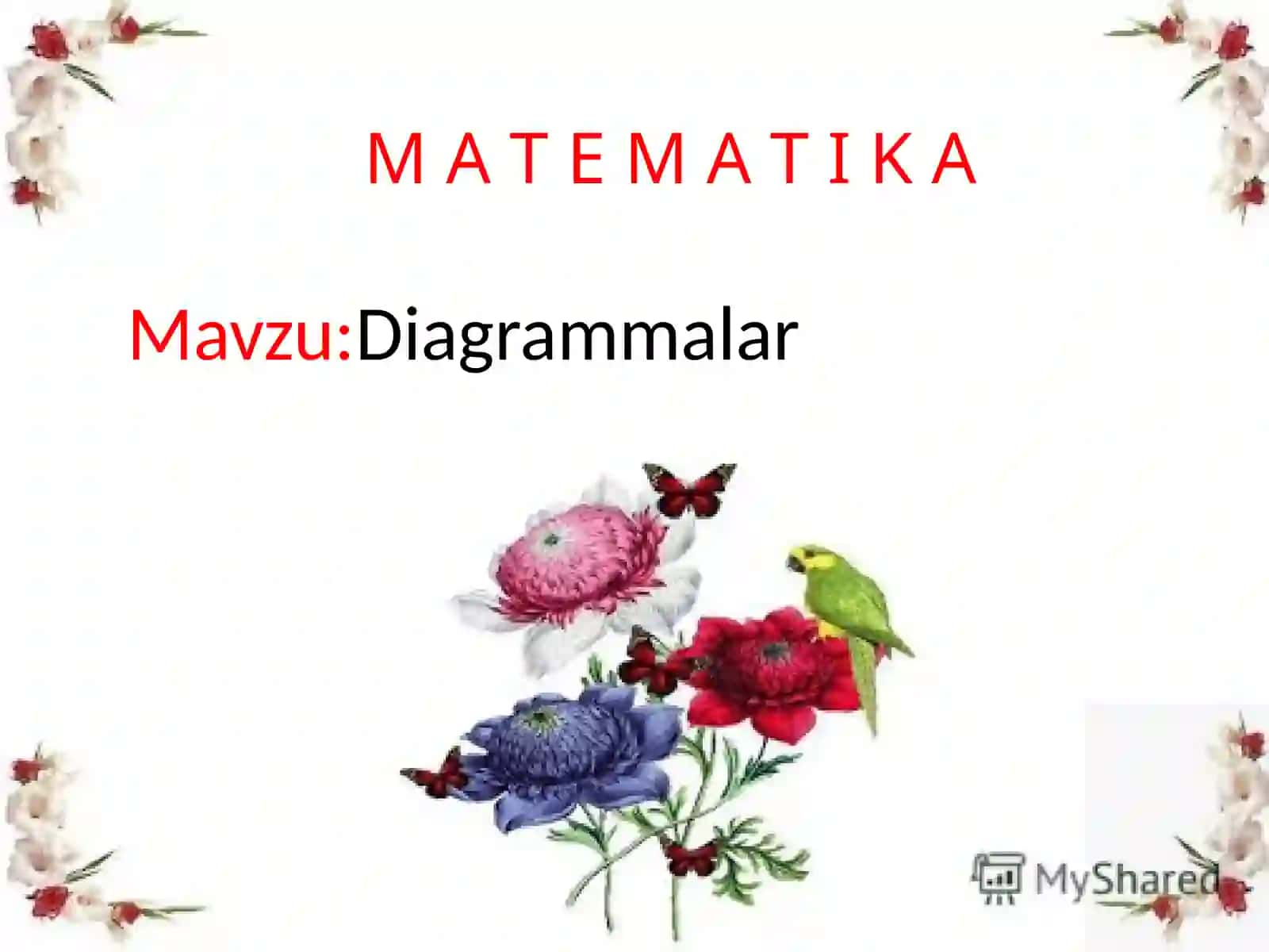 3-sinf Matematika fanidan dars ishlanma. Diagrammalar 2
