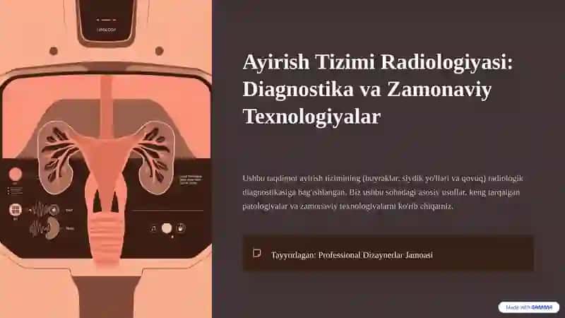 Ayirish Tizimi Radiologiyasi 2