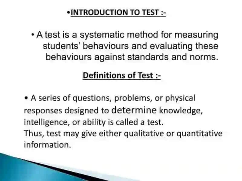 Standardised and Non Standardised Test 2