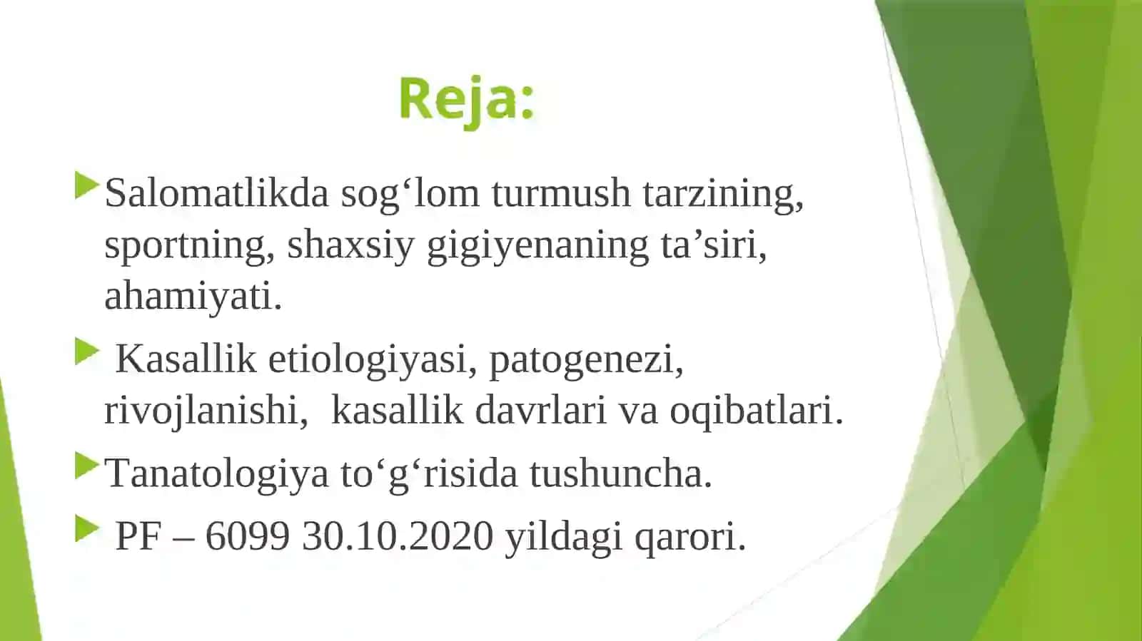 Salomatlik vakasallik 2