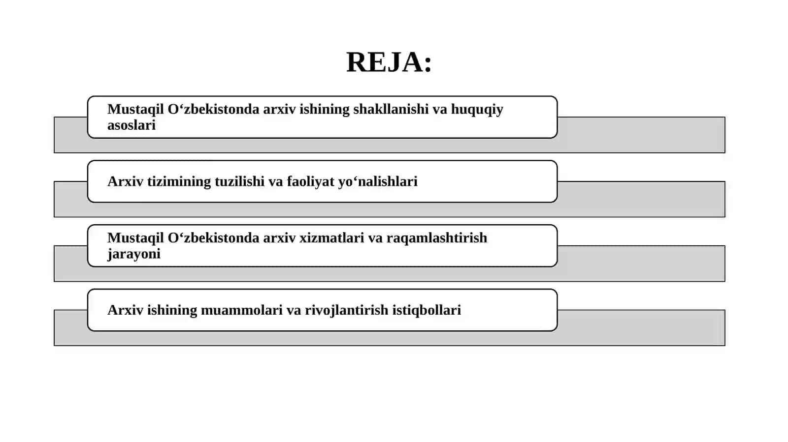MUSTAQIL O‘ZBEKISTONDA ARXIV ISHI 2
