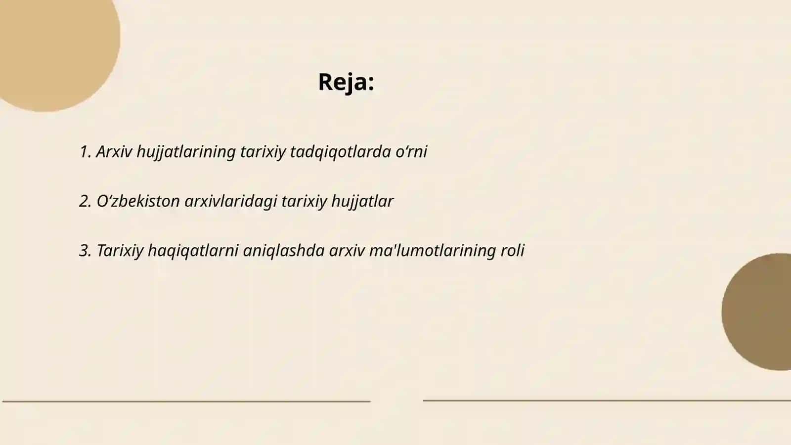 Tarixni bilishda arxiv hujjatlarining ahamiyati 2