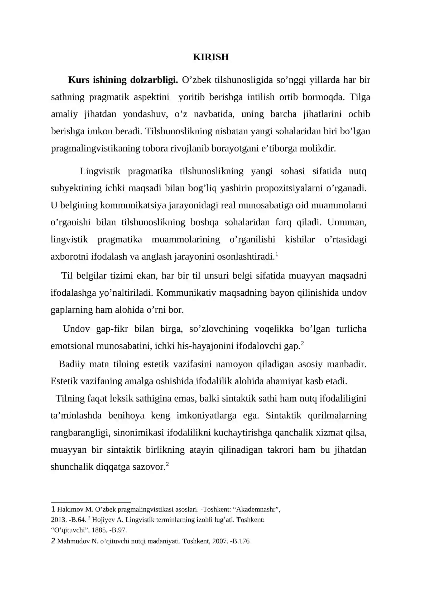 Oʻzbek tilida undovlar 2