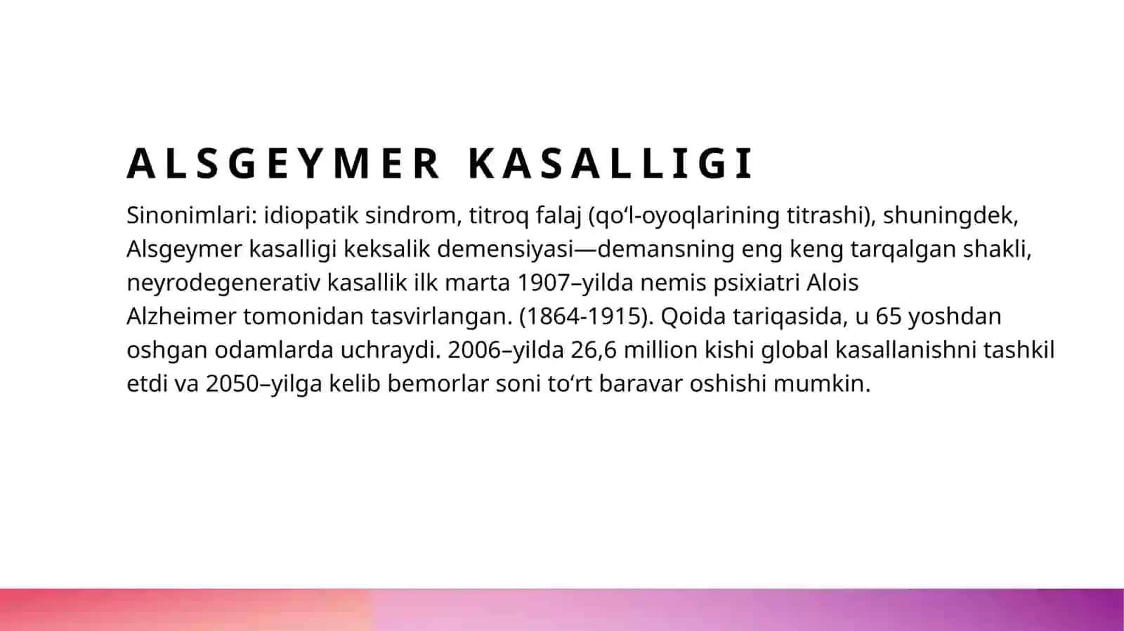 nerv sistemasining degenerativ kasalliklari 2