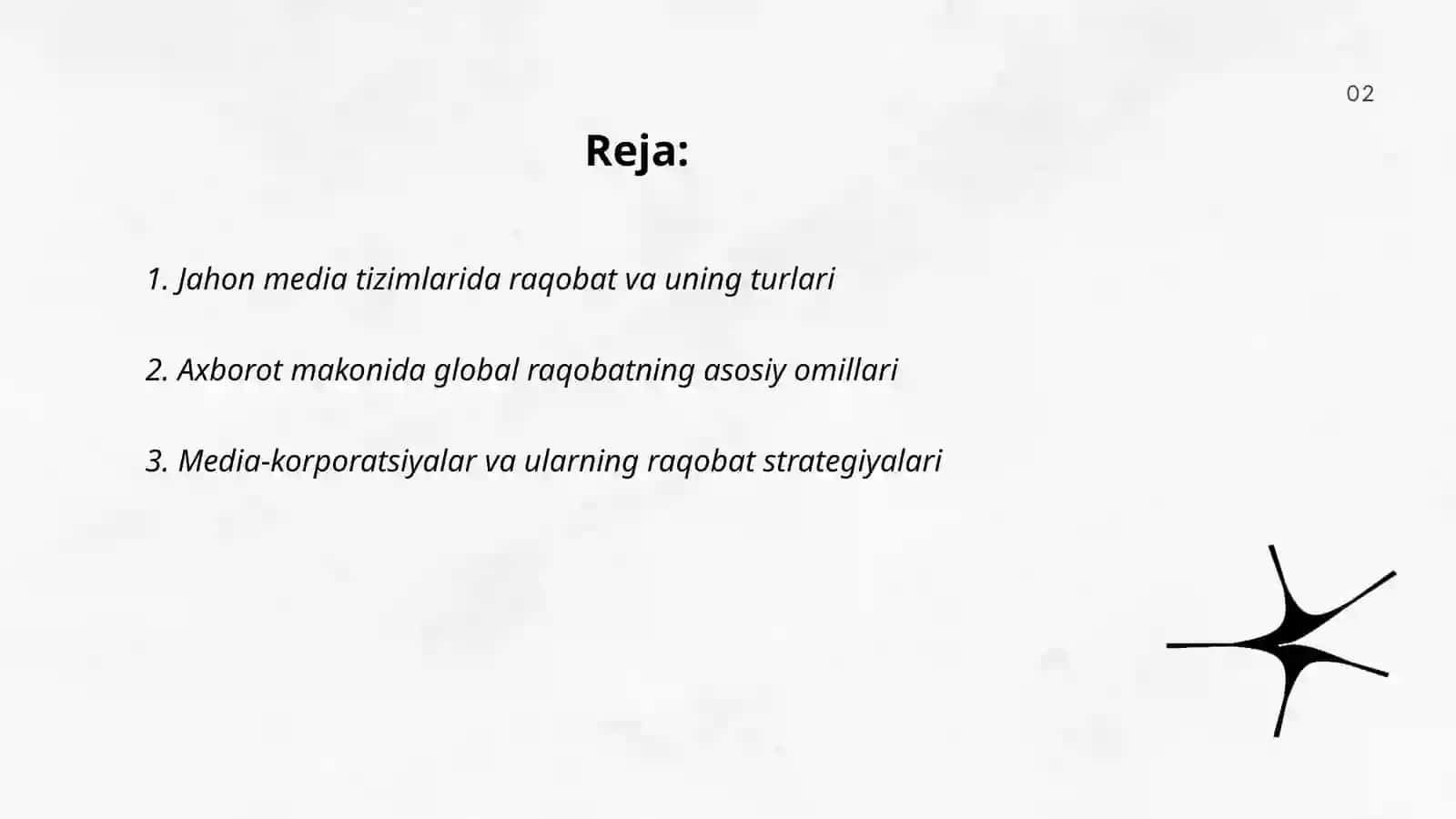 Jahon media va axborot makonida raqobat muhiti 2