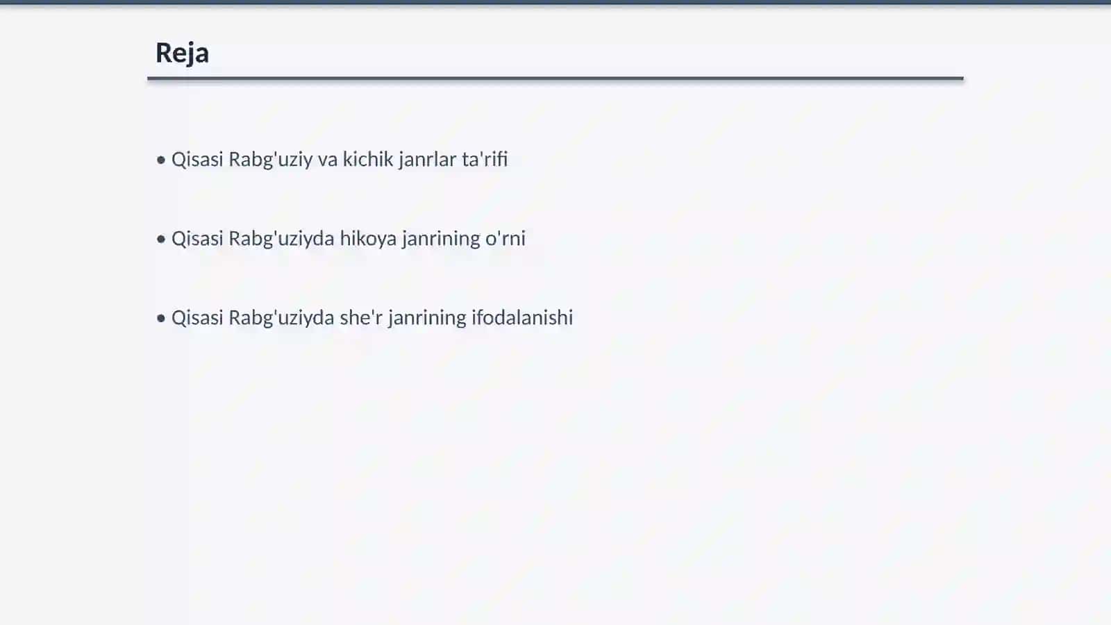 "Qisasi Rabg'uziy"da kichik janrlar badiiyati 2