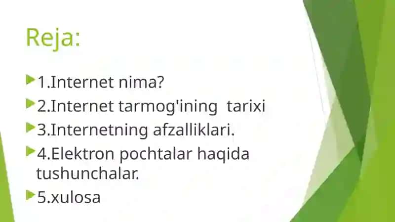Internet va Intranet xizmatlari 2