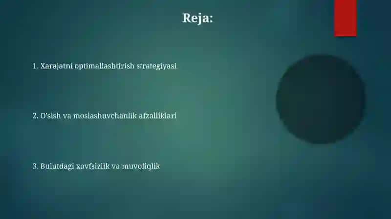 Bulutli tehnalogiyadan foydalanish 2