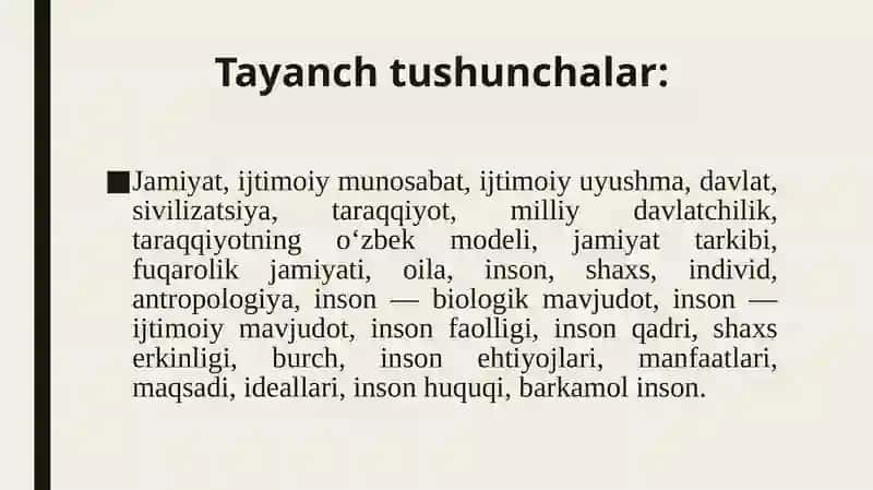 Jamiyat falsafasi 2