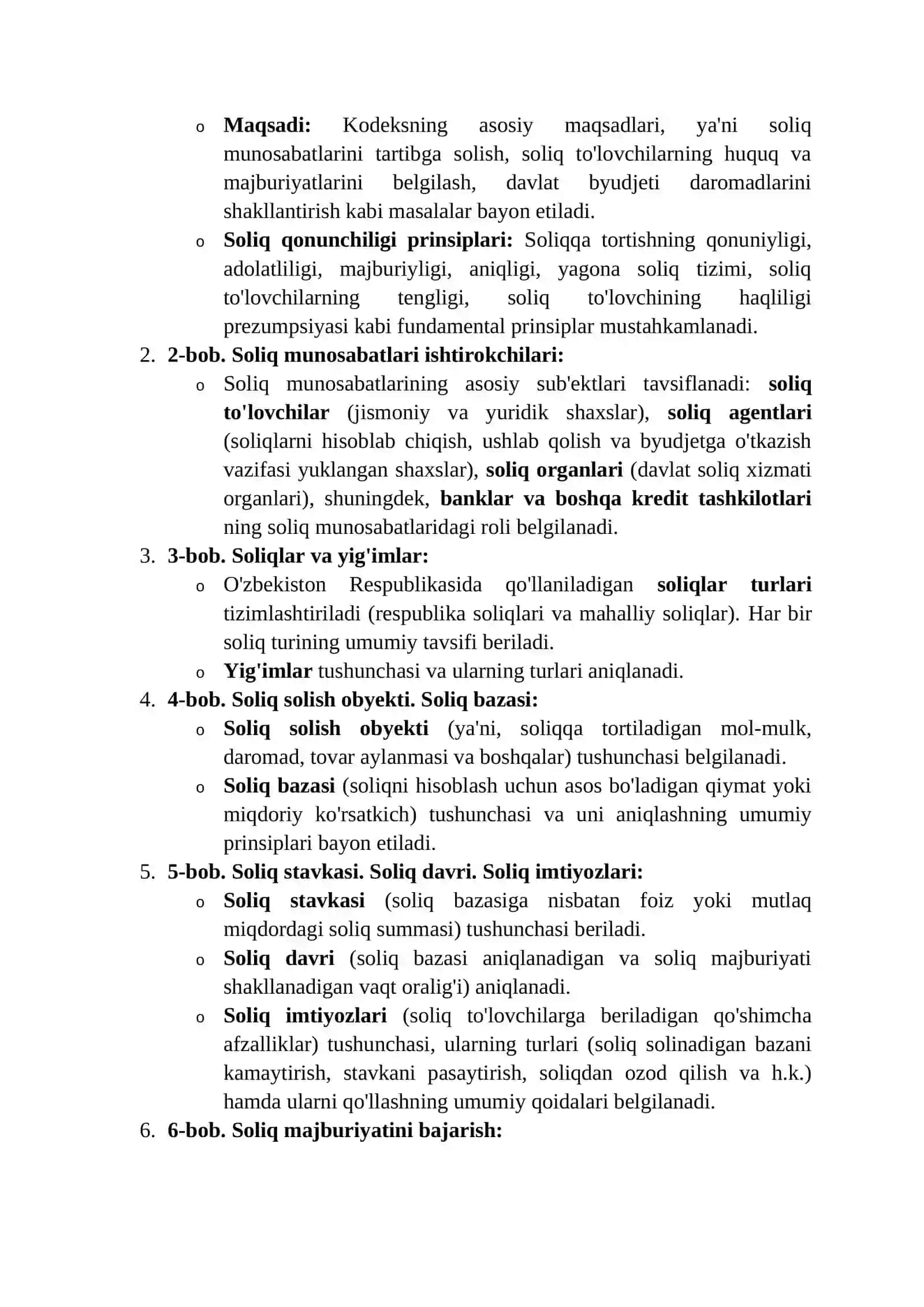 Gost imtihon javoblari Yakuniy davlat atestatsiyasi 2