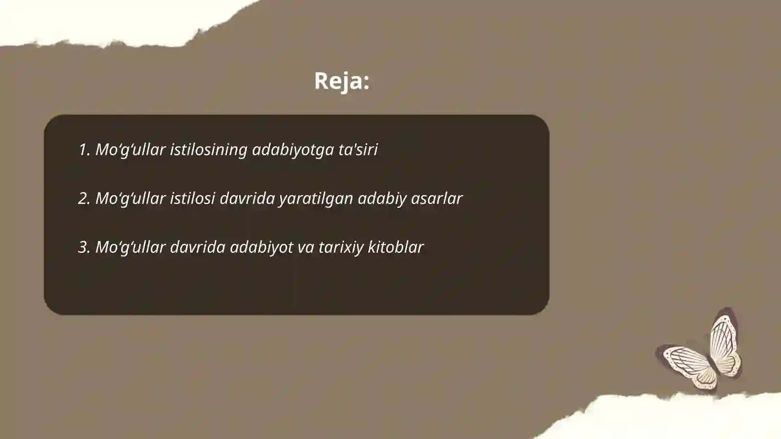 Mo‘g‘ullar istilosi davri adabiyoti 2
