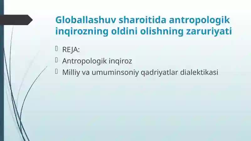 Antropologik inqiroz 2