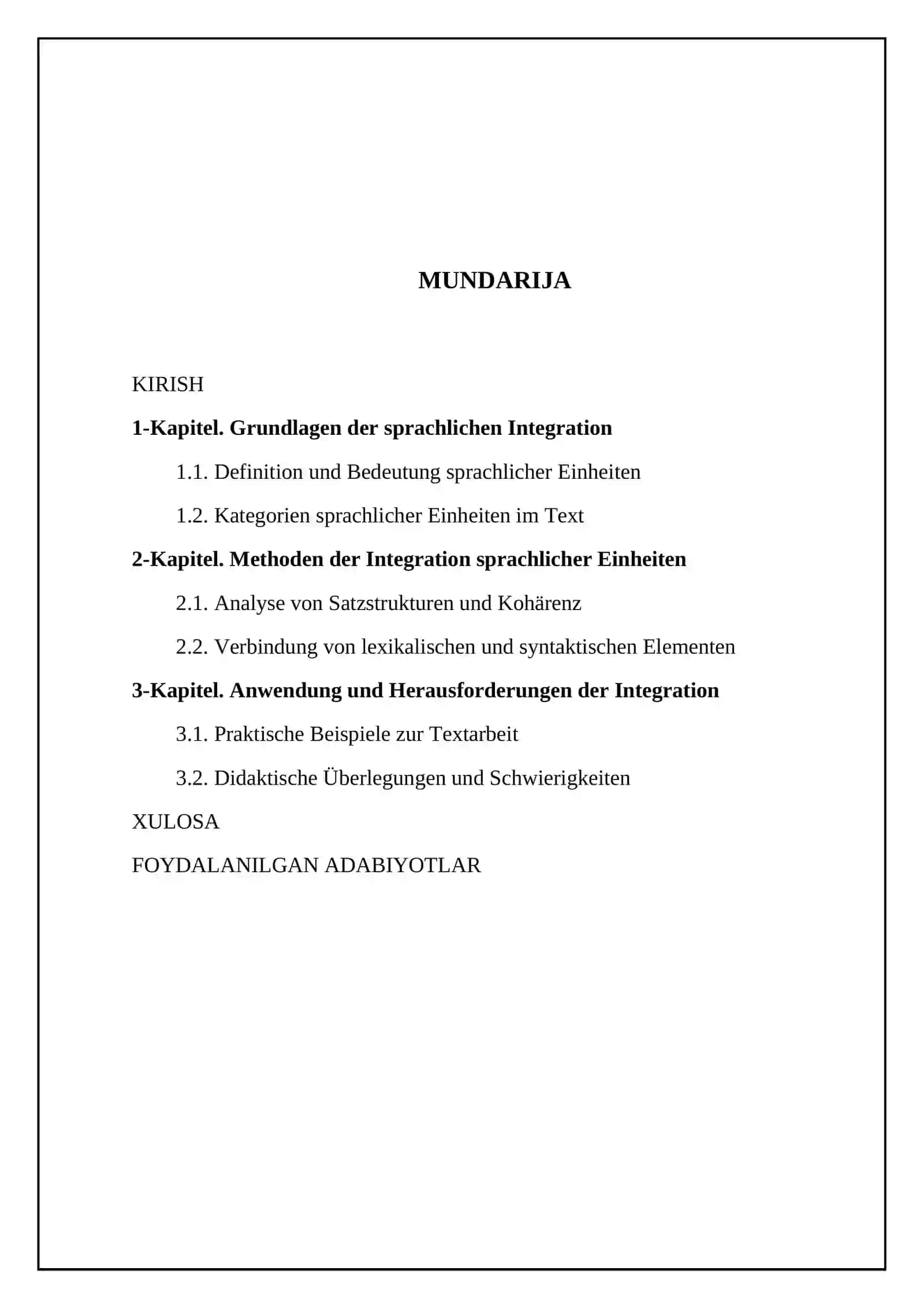 Die Integration sprachlicher Einheiten bei der Textarbeit 2