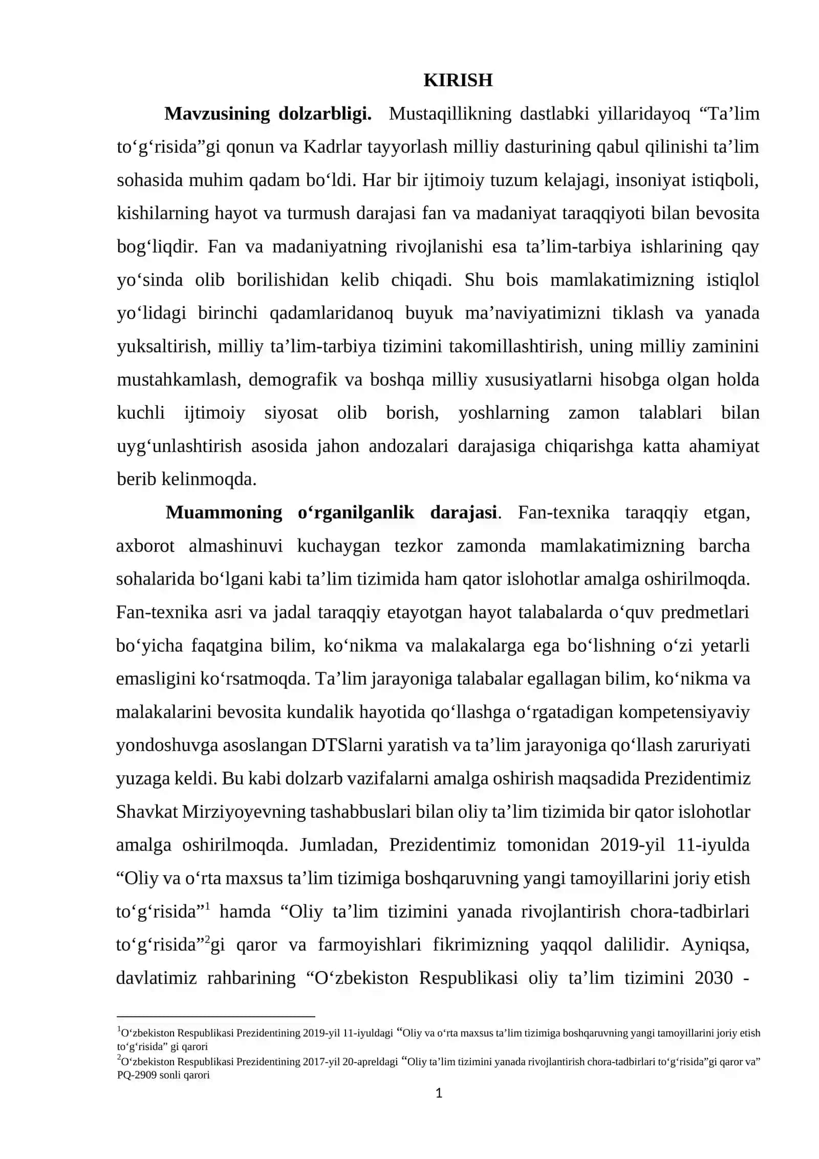O`ZBEK TILIDA SO`Z TURKUMLARINI O`QITISHNING AMALIY ASOSLARI VA 4K MODELI 2
